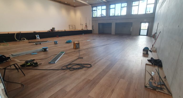 Baufortschritt Tudoburghalle